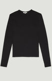 COTTON CITIZEN Standard Long Sleeve Shirt In Jet Black