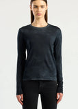 COTTON CITIZEN Standard Long Sleeve Shirt In Vintage Black