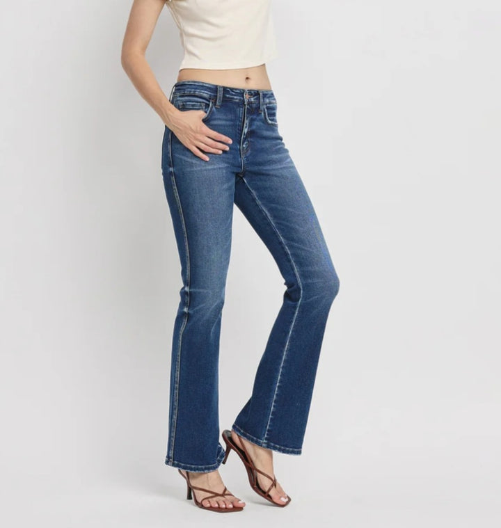 Sufficed - High Rise Full Length Bootcut Jeans