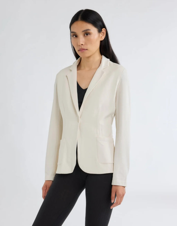 MAJESTIC FILATURES Diane 1-button jacket in Viscose / Elastane