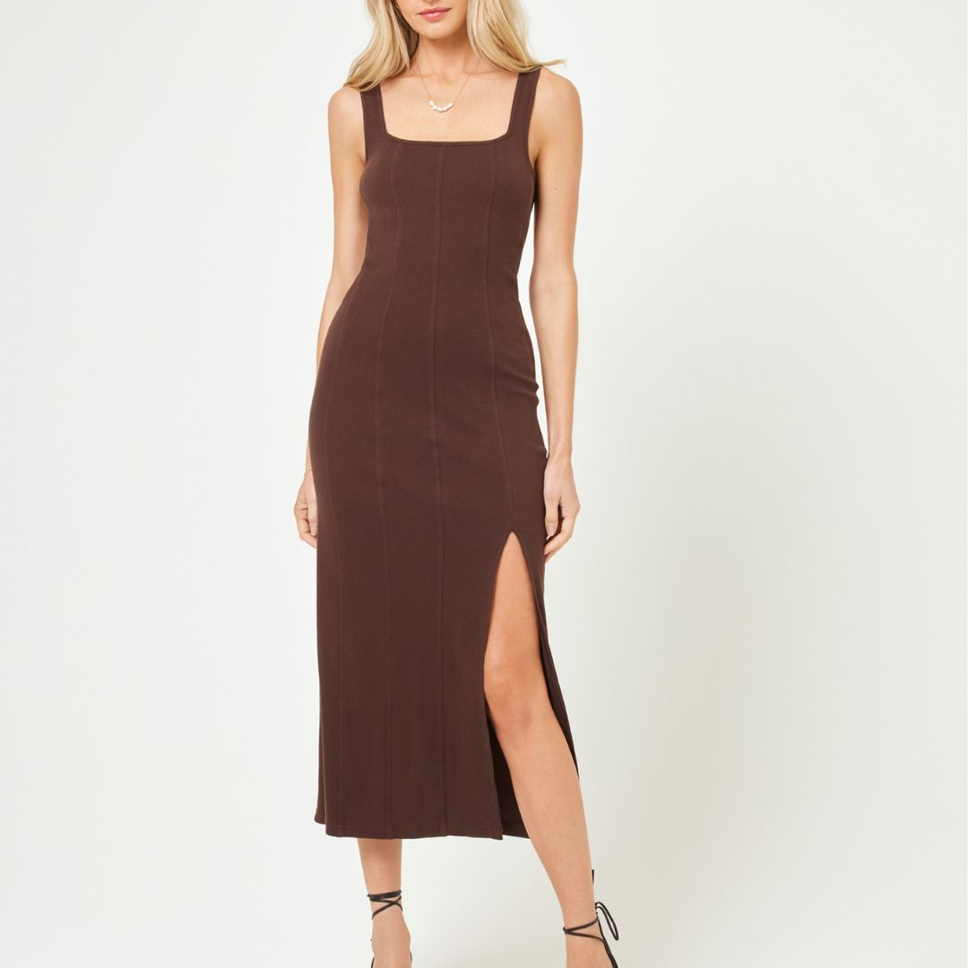 LSPACE Viviene Dress In Espresso