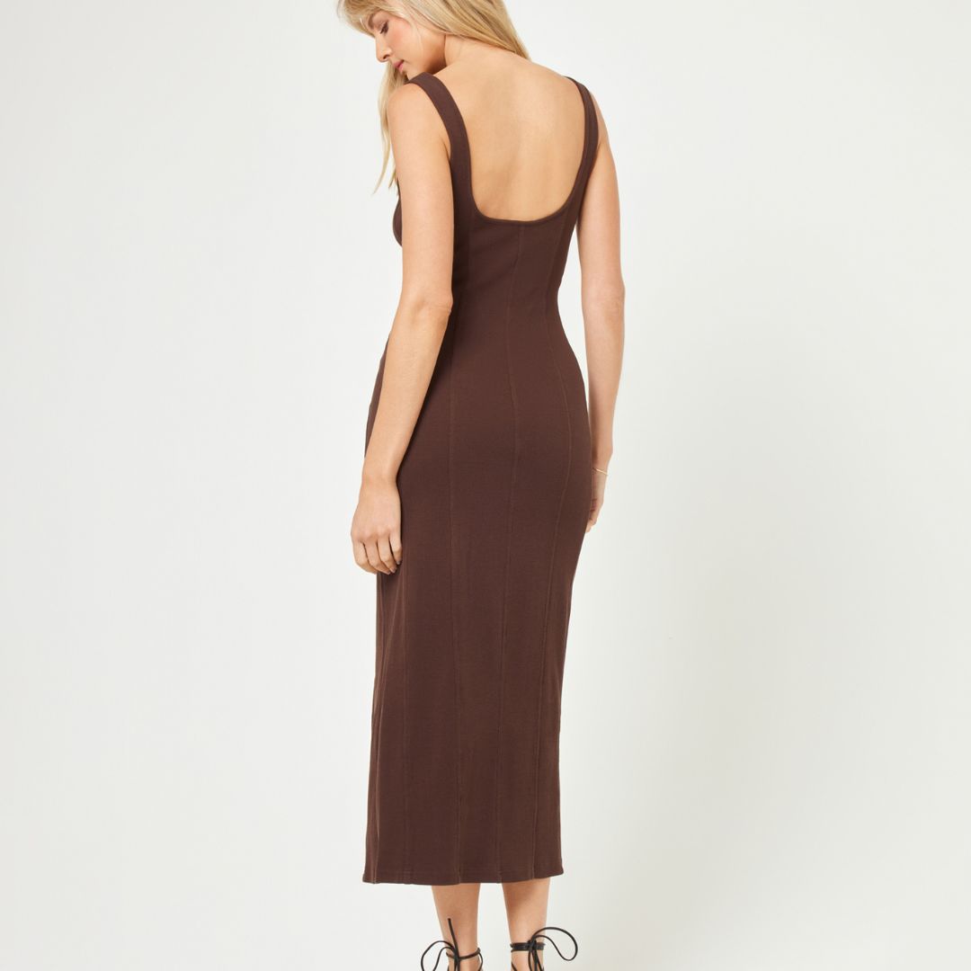 LSPACE Viviene Dress In Espresso