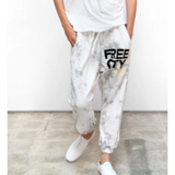 SUPERBLEACHOUT FREECITY POCKET sweatpant - whitestorm