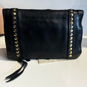 CAMPOMAGGI Liri Wallet In Black With Rivets