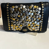 CAMPOMAGGI Liri Wallet In Black With Rivets