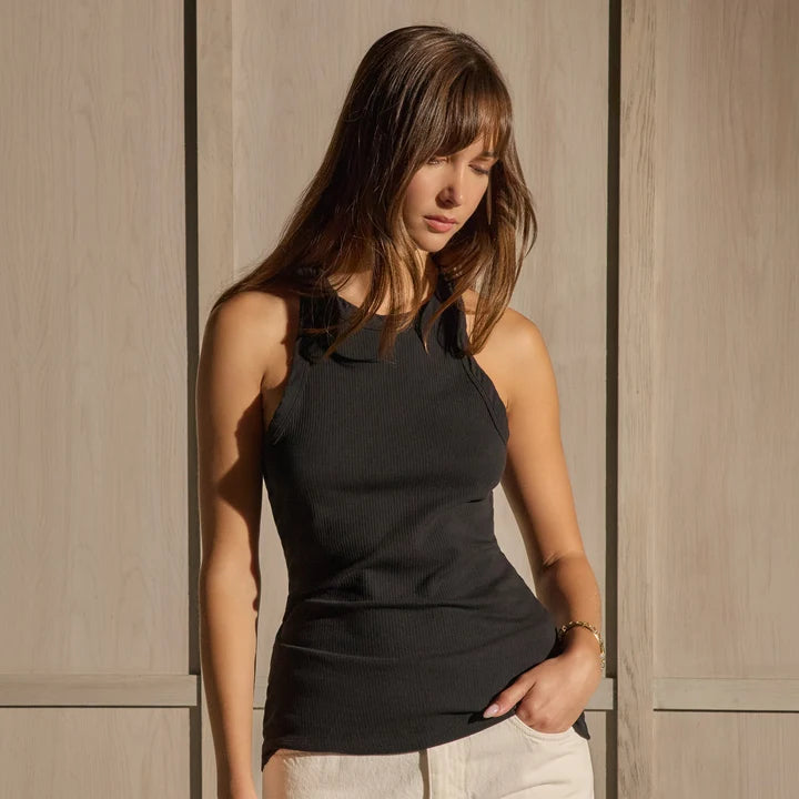 JAMES PERSE Sunset Tank- Black
