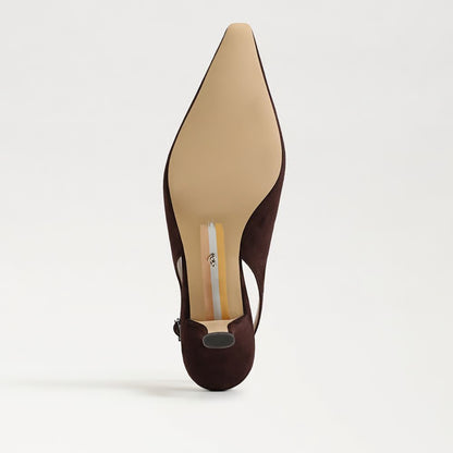 SAM EDELMAN Bianka Slingback Pump in Brown