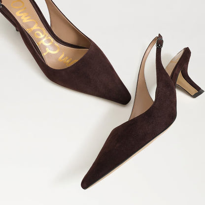 SAM EDELMAN Bianka Slingback Pump in Brown