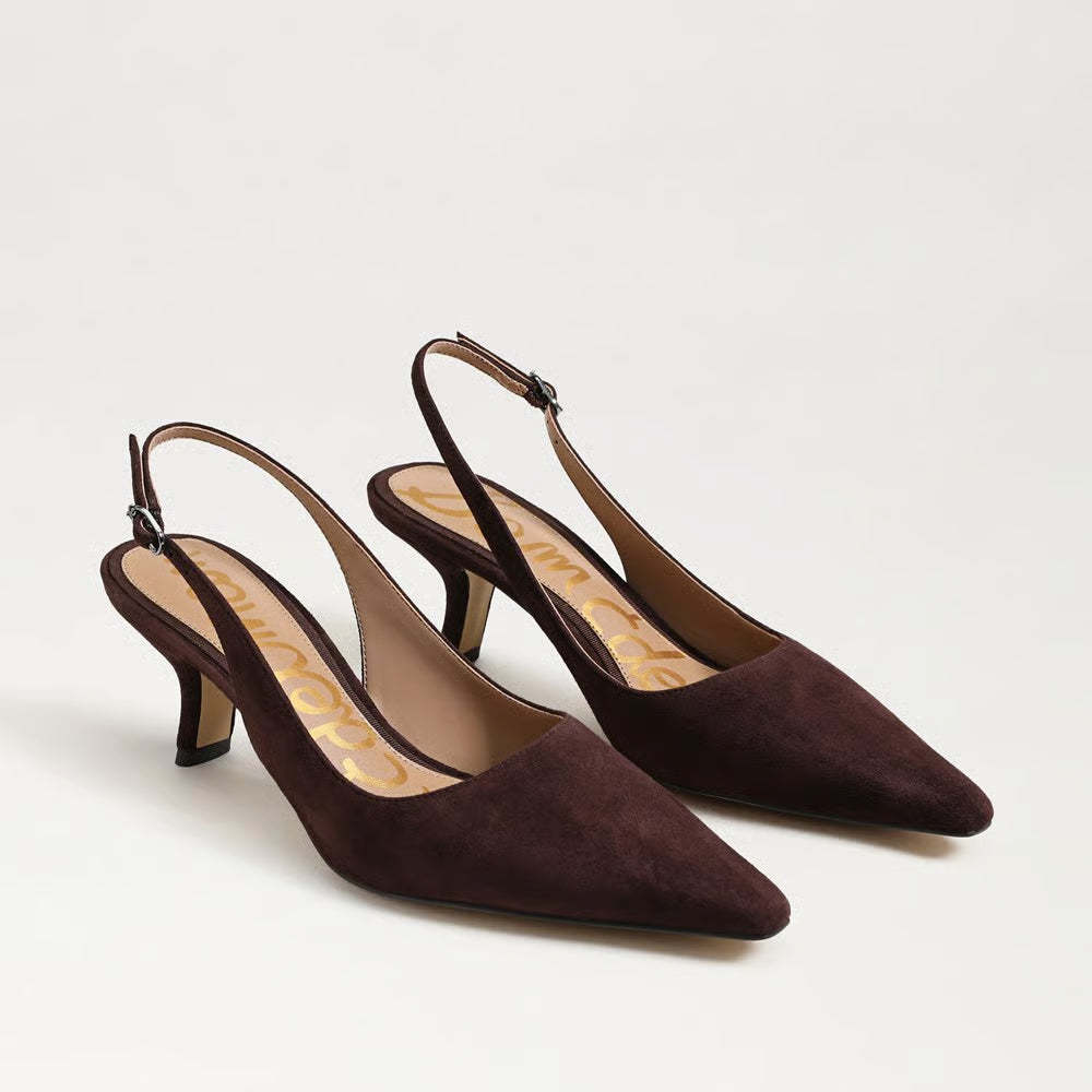 SAM EDELMAN Bianka Slingback Pump in Brown
