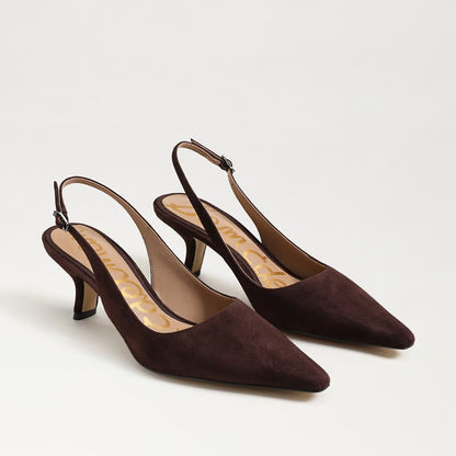 SAM EDELMAN Bianka Slingback Pump in Brown