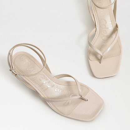 SAM EDELMAN Pax Heel Sandal Light Sand