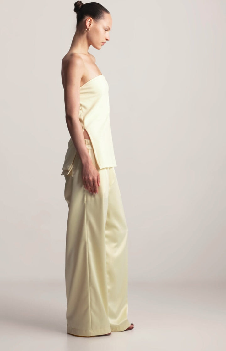 KIANNE Strapless Top Butter