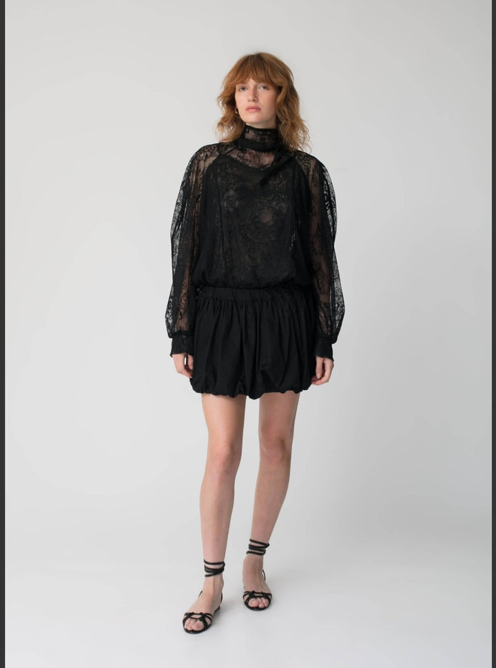 KIANNE Lace Blouse Black