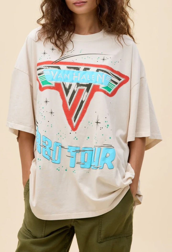 DAYDREAMER Van Halen 1980 Tour OS Tee