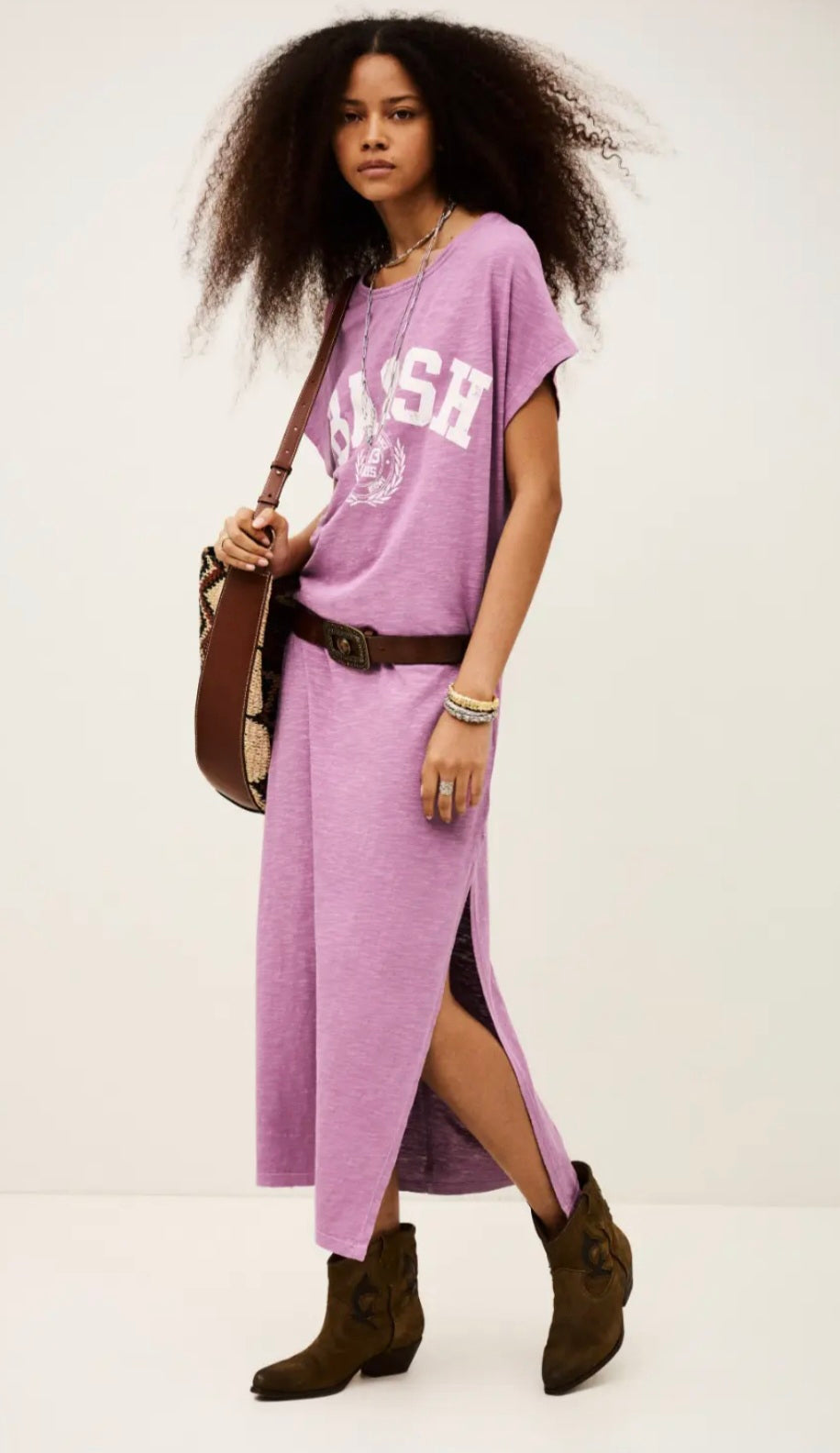 BA&SH Civia Dress Pink