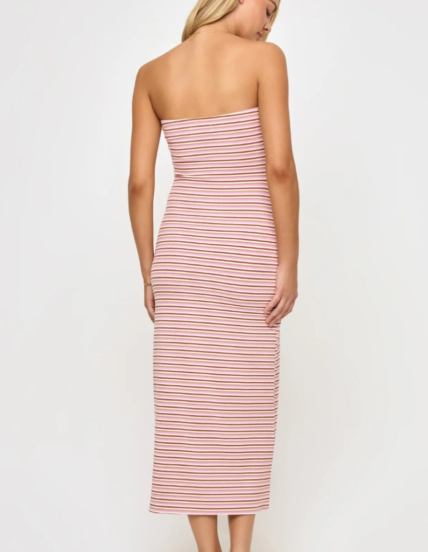 LSPACE Lisette Dress Azalea Stripe