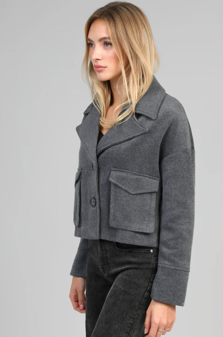 ANGE VESTE CASSANDRA gris chiné