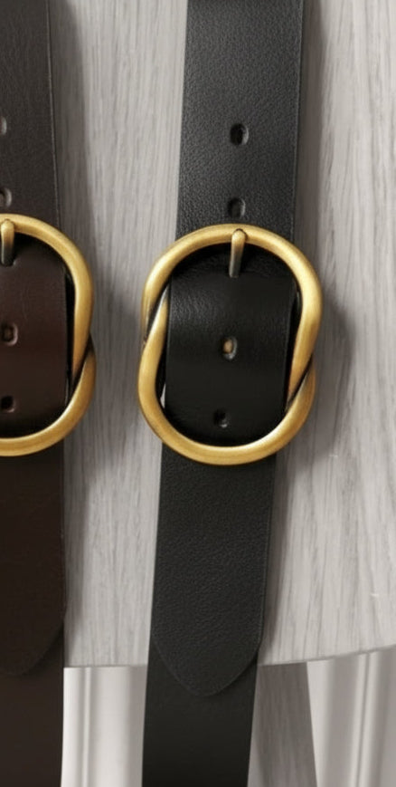 JULIA Serge Belt In Black