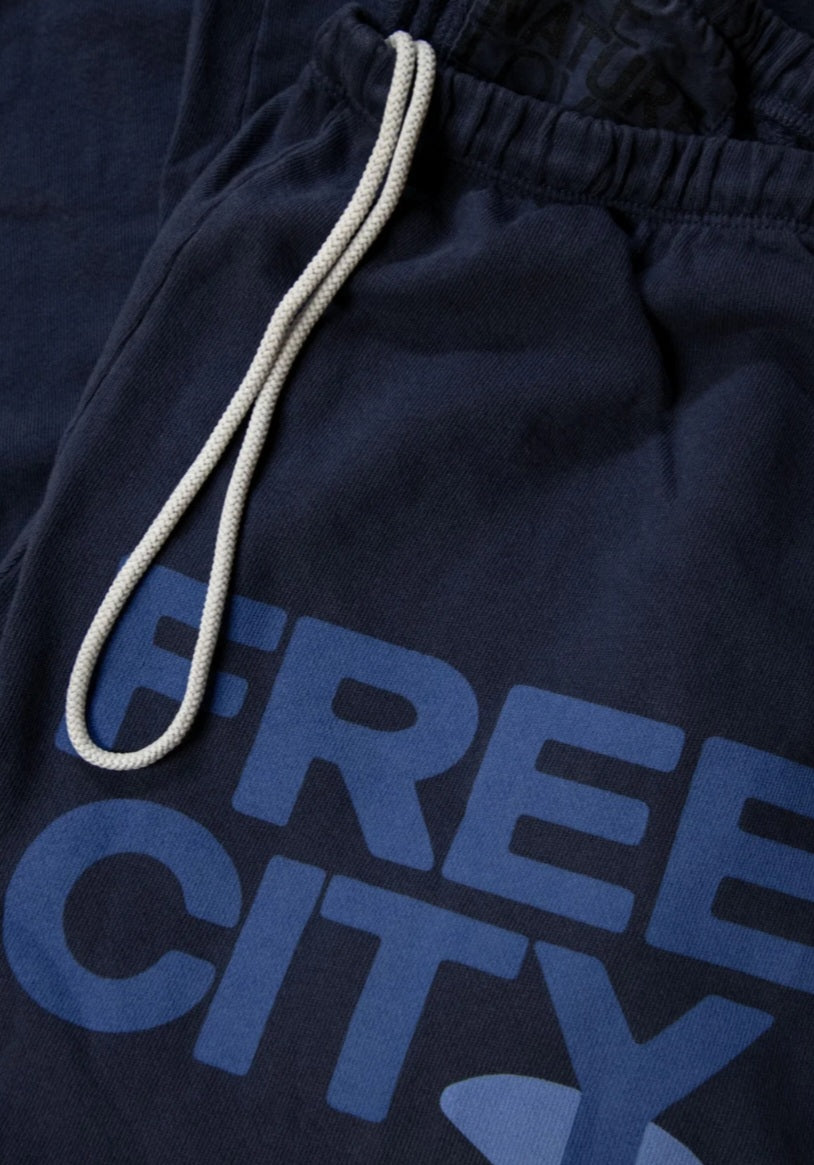 FREECITY sweatpant - moonshroom/blues