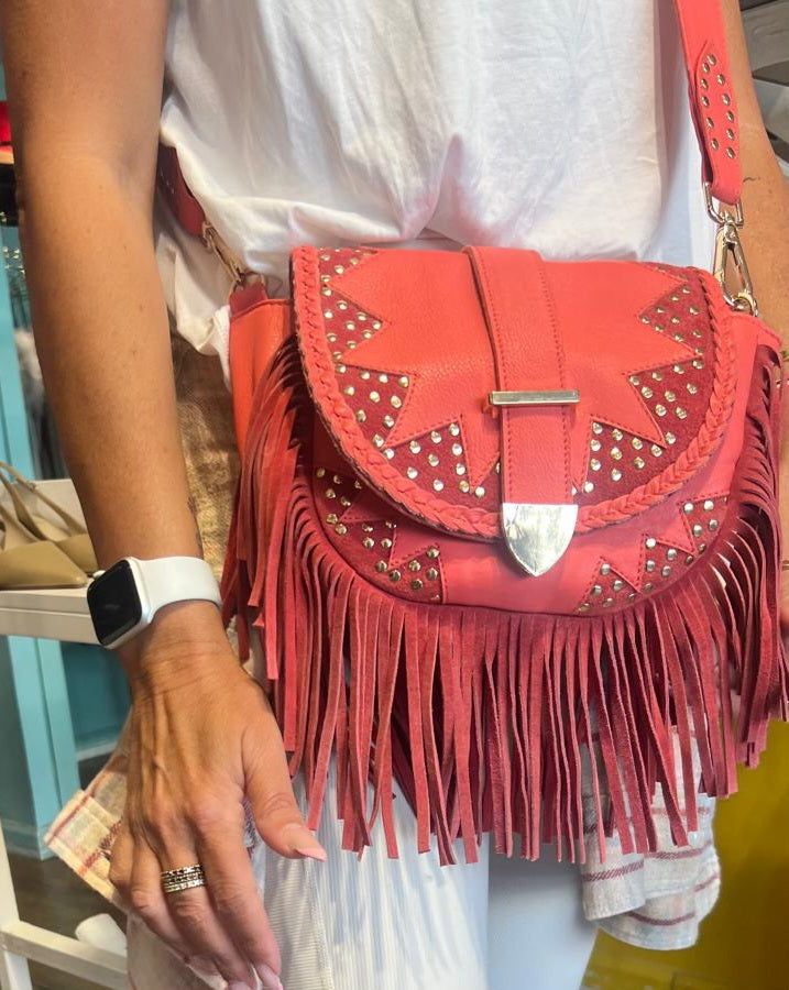 PITI CUITI SOHO SHOULDER BAG Orange Red