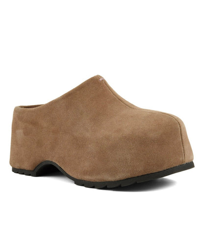 COLORS OF CALIFORNIA SIERRA
Suede leather clog Taupe