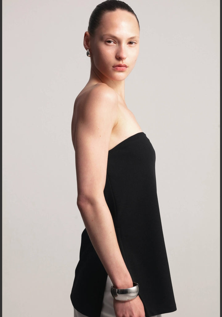 KIANNE Strapless Top Black Onyx