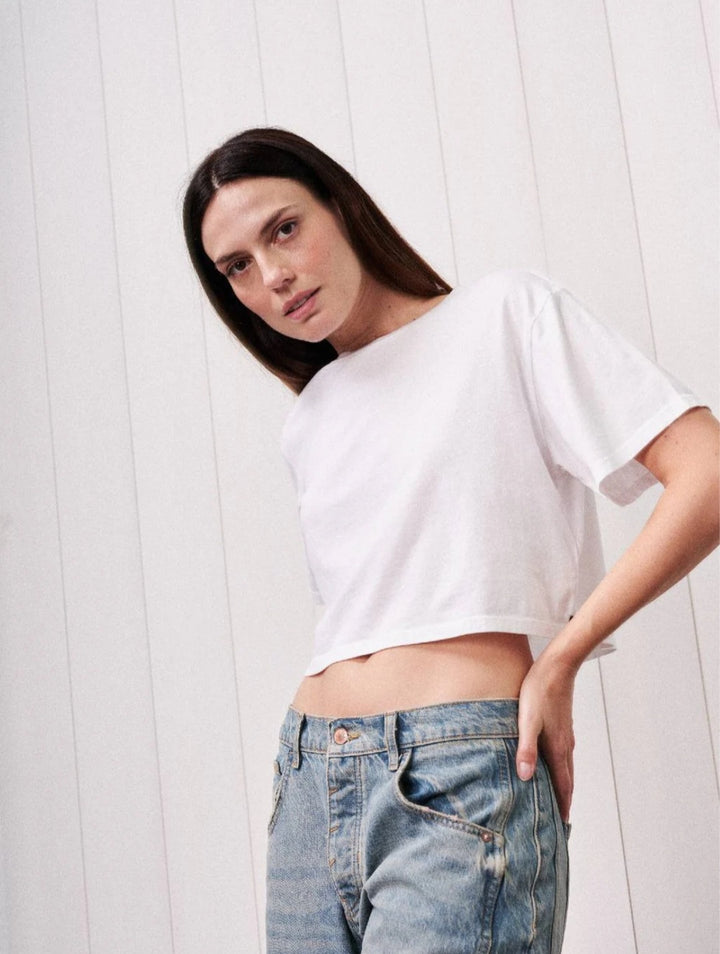 STATESIDE Cloud Jersey Cropped Boy Tee