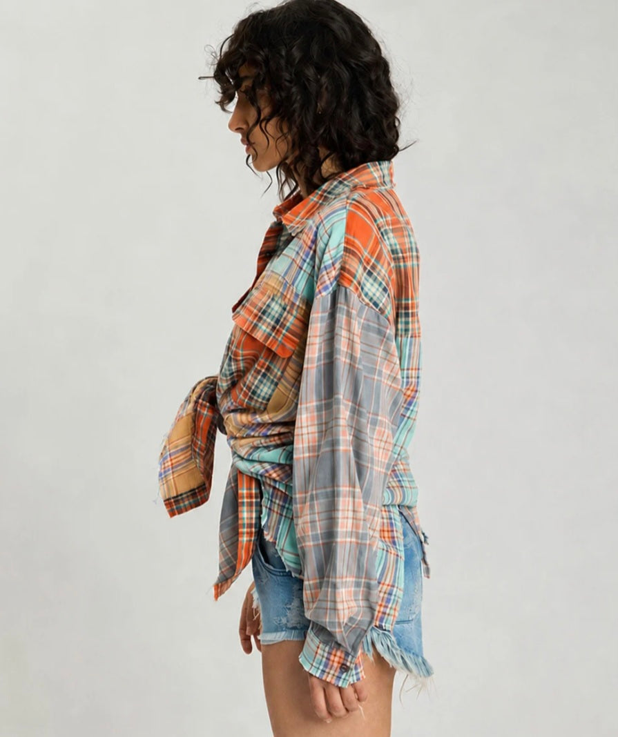 ONE TEASPOON Sunset Madras Shirt