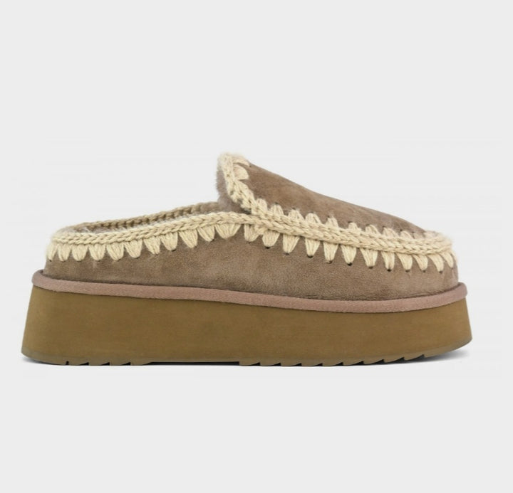 MOU Clog eskimo platform colour Elephant Grey