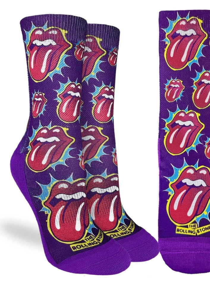 GLS Rolling Stones Socks Purple