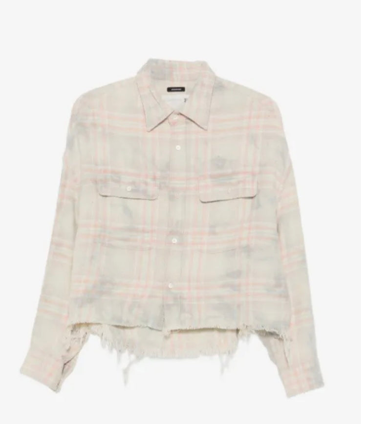 R13 Cropped Work Shirt