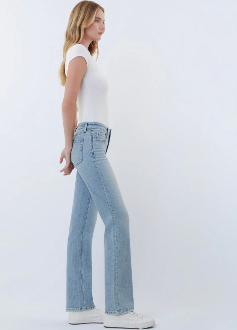 FLYING MONKEY Extraordinary - Mid Rise Straight Jeans With Tint