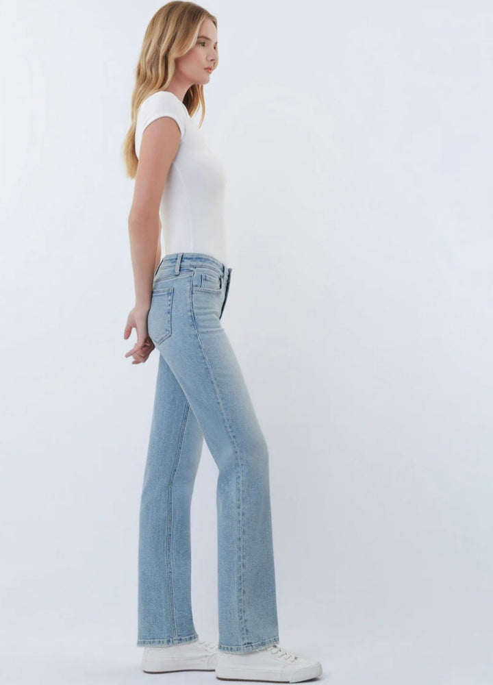 FLYING MONKEY Extraordinary - Mid Rise Straight Jeans With Tint