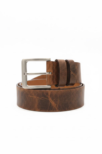 JULIA Distressed leather Belt