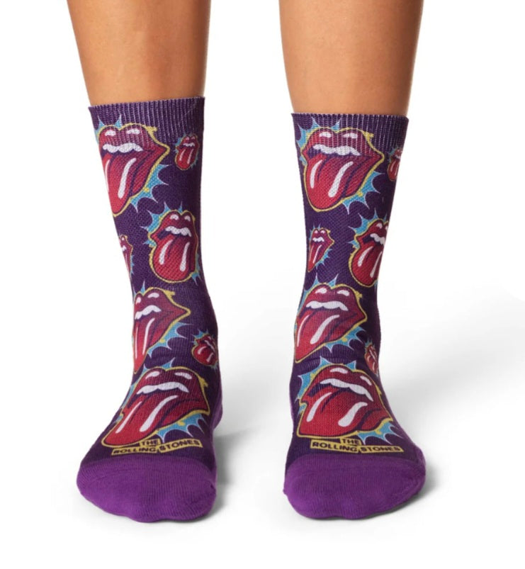 GLS Rolling Stones Socks Purple