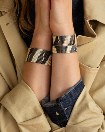Tangled Mirage Braclet Metallic Dark Blue