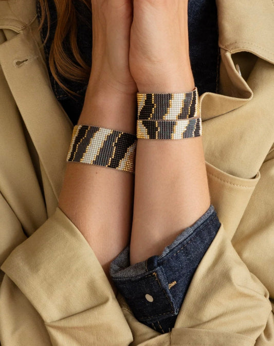 Tangled Mirage Braclet Metallic Dark Blue