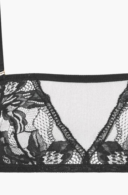 COSABELLA Paradiso Bandeau bralette Black