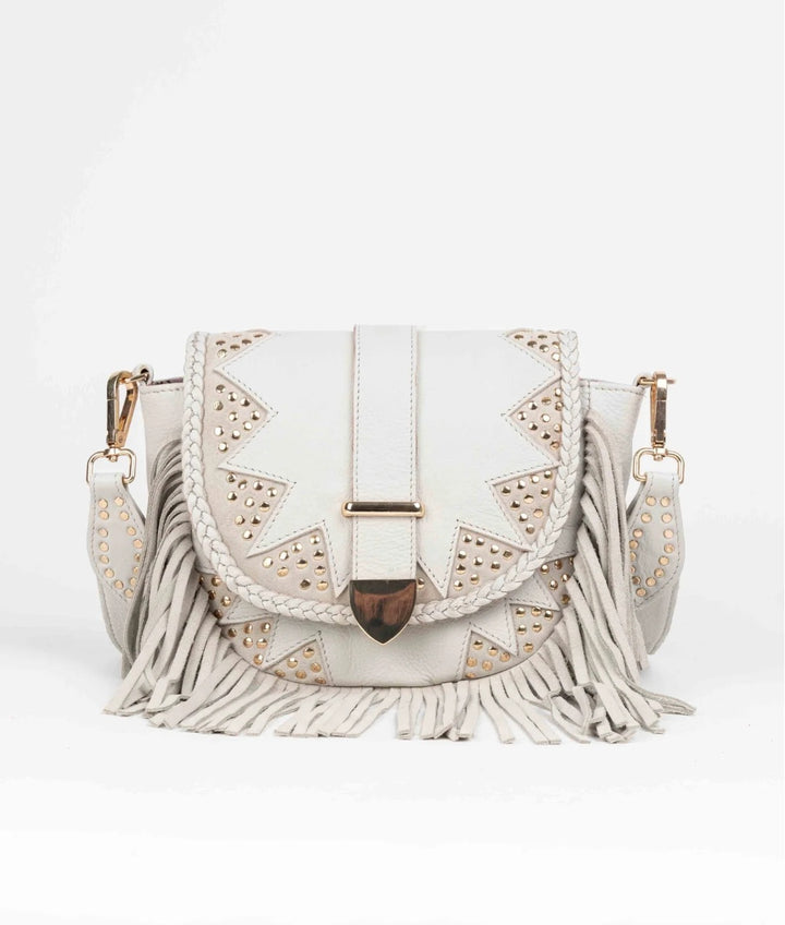 PITI CUITI LISSA WHITE SHOULDER BAG