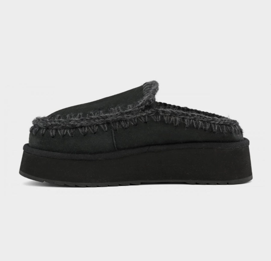 MOU Clog eskimo platform colour Black