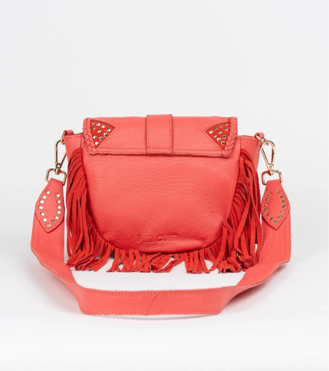 PITI CUITI LISSA RED SHOULDER BAG