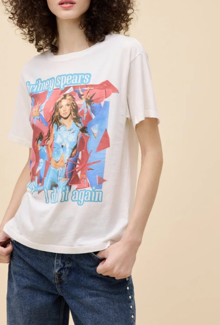 DAYDREAMER Britney Spears Oops I Did It Again Boyfriend Tee