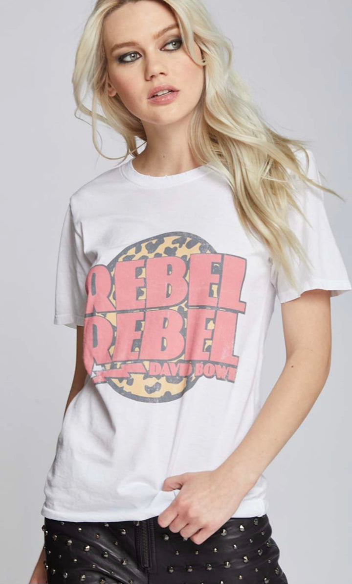 RECYCLED KARMA David Bowie Rebel Rebel Tee