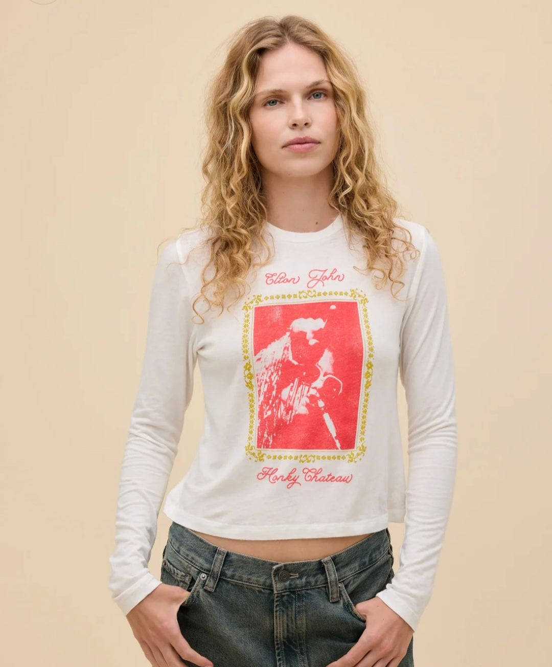 DAYDREAMER ELTON JOHN HONKY CHATEAU BURNOUT VINTAGE LONG SLEEVE