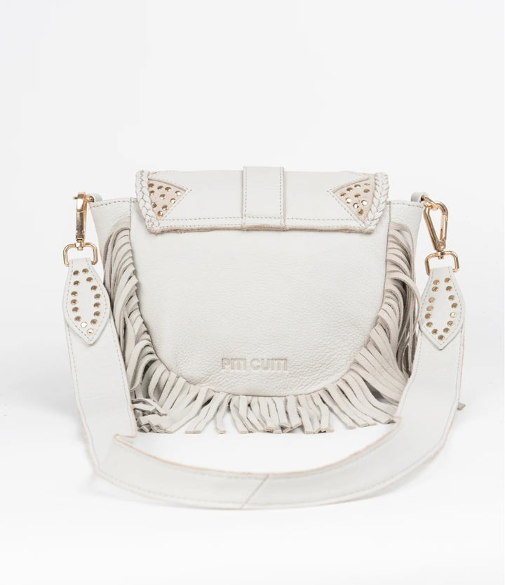 PITI CUITI LISSA WHITE SHOULDER BAG