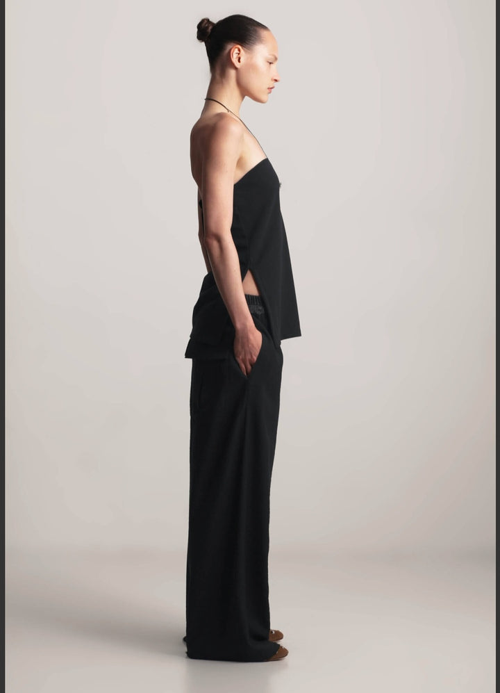 KIANNE Strapless Top Black Onyx