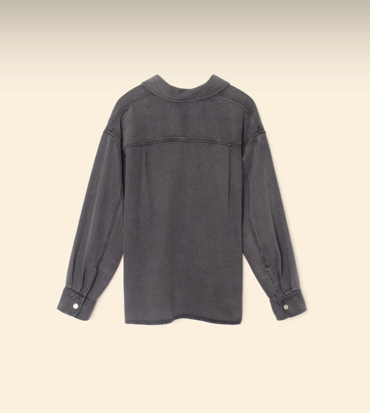 XIRENA Almost Black Gia Denim Shirt
