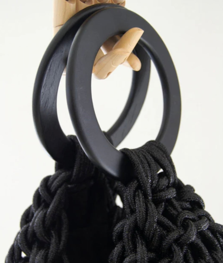 ALIENINA Small Waxed Rope Bag