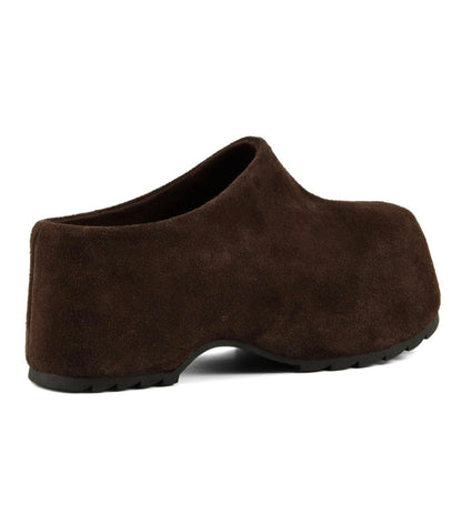 COLORS OF CALIFORNIA SIERRA
Suede leather clog Chocolate