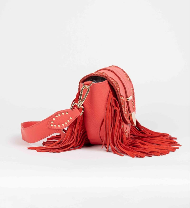 PITI CUITI LISSA RED SHOULDER BAG